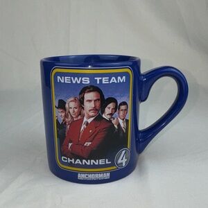 Anchorman Channel 4 News Team Blue Mug